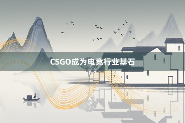 CSGO成为电竞行业基石