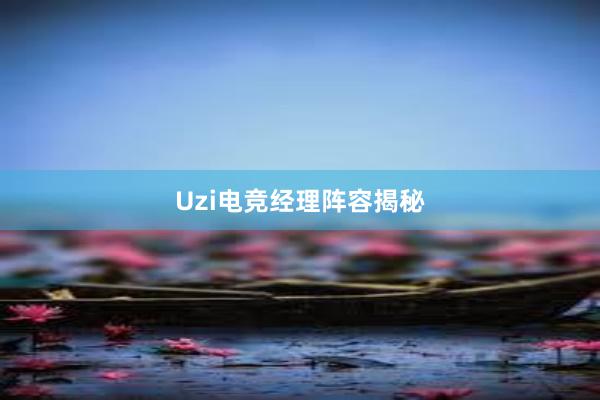 Uzi电竞经理阵容揭秘