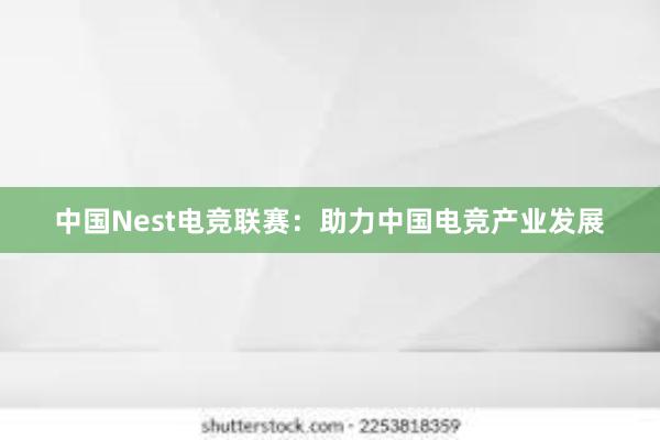 中国Nest电竞联赛：助力中国电竞产业发展