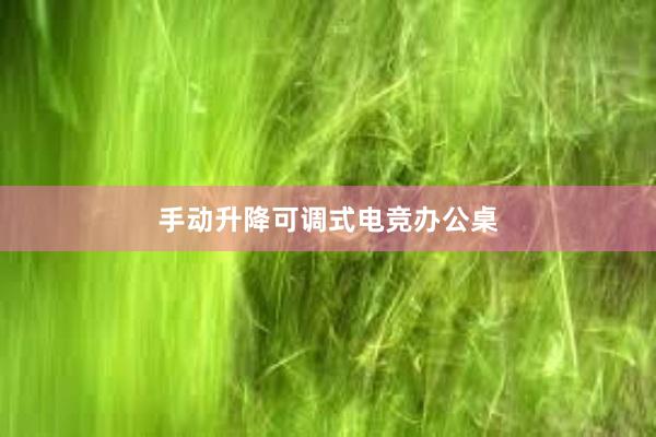 手动升降可调式电竞办公桌